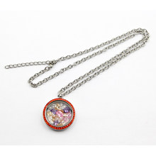 Factory Wholesale Screw on Glass Locket Pendant Necklace for Fashion Gift